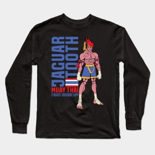 Adon Jaguar Tooth Muay Thai Gym Long Sleeve T-Shirt